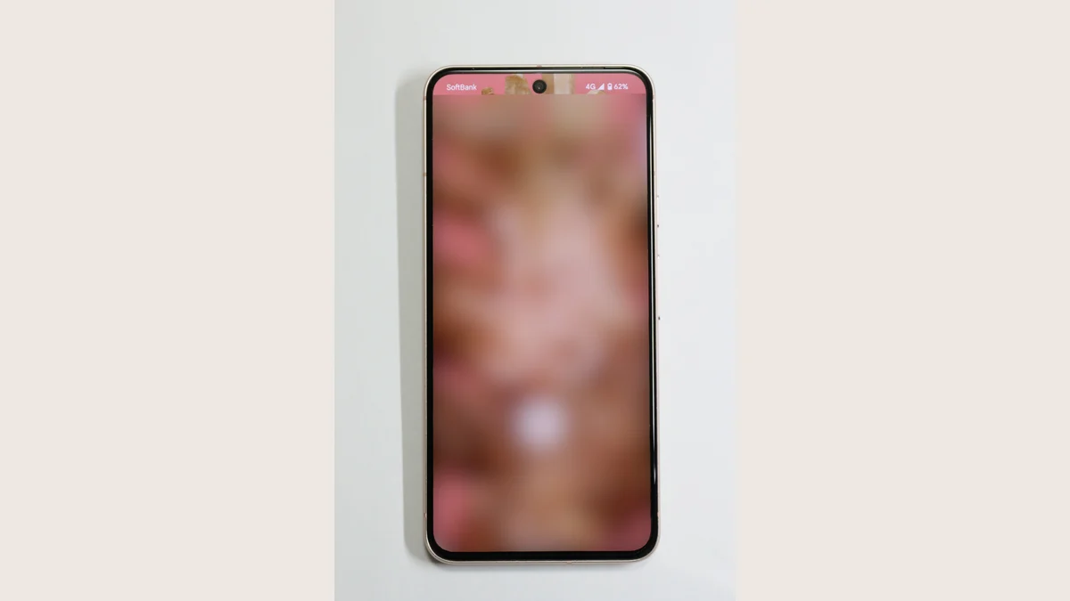 Google Pixel 8 phone, a file photograph with its wallpaper blurred by the source, not a screenshot of new scam settings.