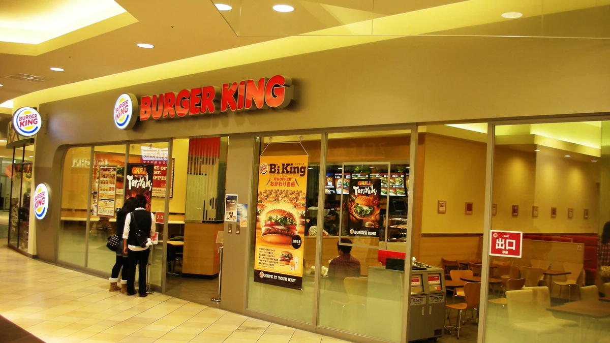 Burger King restaurant at Koshigaya LakeTown in Japan, a file photograph rather than an image of the app breach.